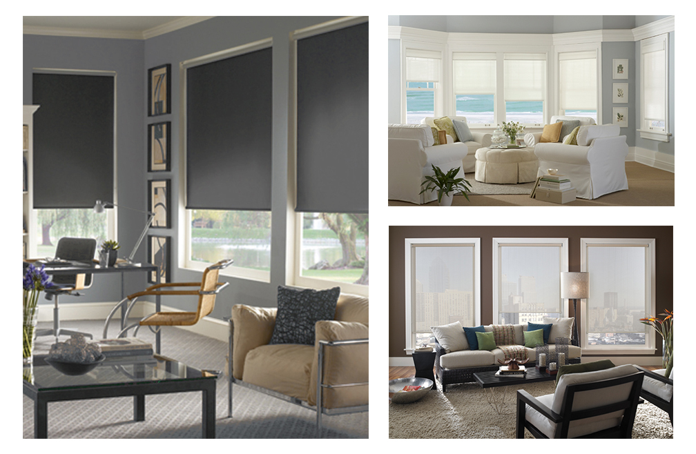 Roller shades for windows